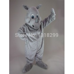 Happy Rhino Mascot Costume