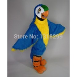 Blue Macaw Mascot Costume