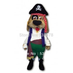 Pirate Dog Mascot Costume for Adult