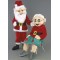 Mr & Mrs Santa Claus Mascot Costume for Adult