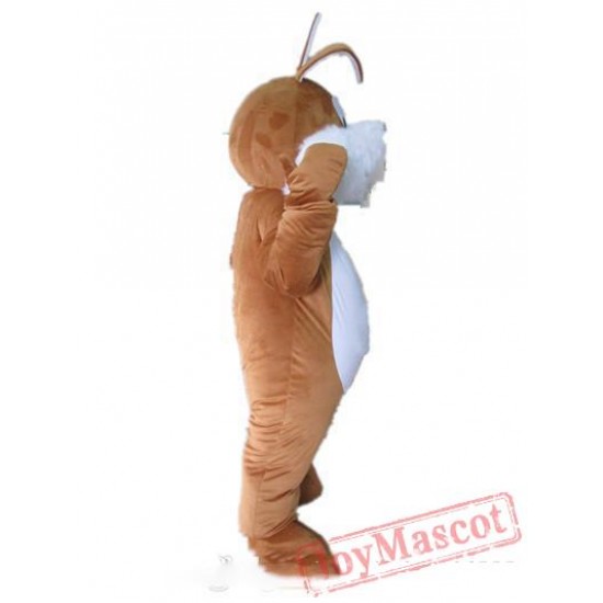 Brown Bunny Rabbit Mascot Costume