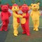 Yellow Red Pig Mascot Costumes for Adult