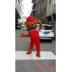 Pink Teddy Bear Mascot Costume