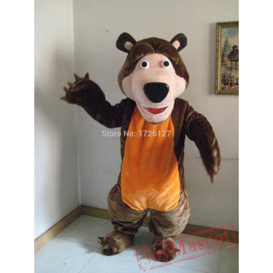 Girl Bear Mascot Costume