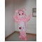 Pink Bear Mascot Costume