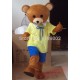 Yellow Teddy Bear Mascot Costume
