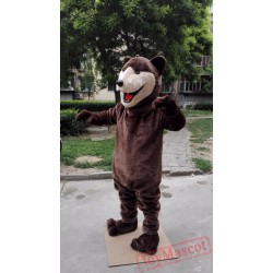 Brown Grizzly Bear Mascot Costume