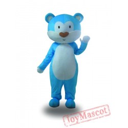 Professional Adult Blue Baby Bear Mascot Costume