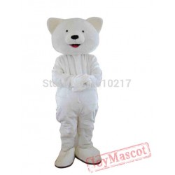 Plush Pollar Bear Animal Mascot Costume