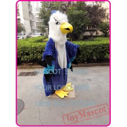 Blue Hawk Mascot Costume Eagle Falcon Adult Costume