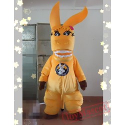 Cartoon Donkey Animal Mascot Costume