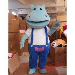 Cartoon Cosplay Hippo Mascot Costume