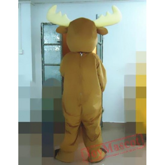 Cartoon Christmas Elk Mascot Costume