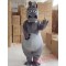 Cartoon Animal Plush Ash Hippo Mascot Costume