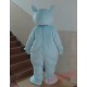Cartoon Cosplay Animal Blue Rhino Mascot Costume