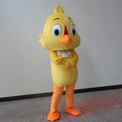 Cartoon Stuffed Animal Little Yellow Chicken Mascot Costume