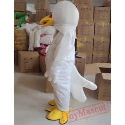 Cartoon White Dove Mascot Costume