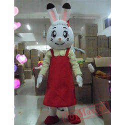 Cartoon Cosplay Red Rabbit Mascot Costume