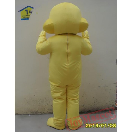 Cartoon Animal Yellow Snake Mascot Costume