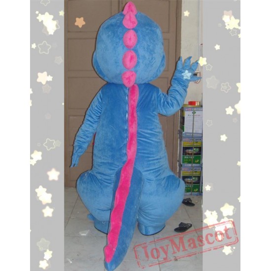 Animal Cartoon Blue Dragon Mascot Costume