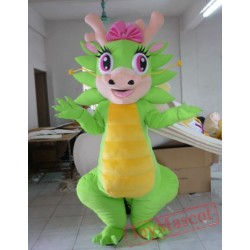 Cartoon Little Dinosaur Dragon Mascot Costume
