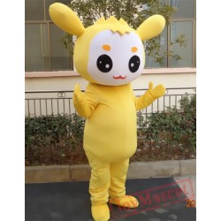 Cartoon Cosplay Genius Rabbit Mascot Costume