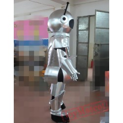 Cartoon Cosplay Metal Robot Mascot Costume
