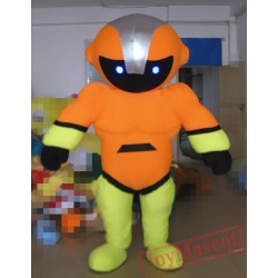 Cartoon Plush Space Alien Robot Mascot Costume