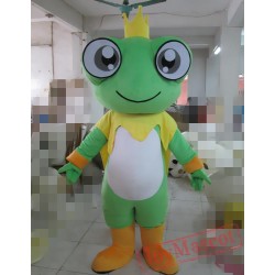 Cartoon Animal Frog Prince Mascot Costume
