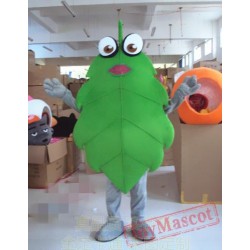 Cartoon Green Leaves Mascot Costume