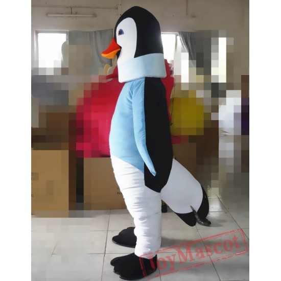 Cartoon Gentleman Penguin Mascot Costume