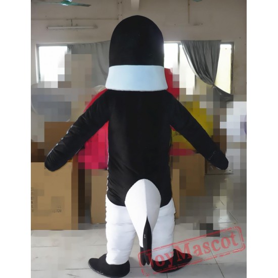 Cartoon Gentleman Penguin Mascot Costume