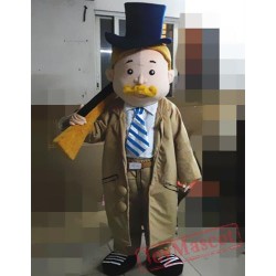American West Cartoon Cosplay Mayor Mascot Costume