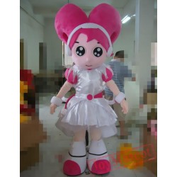 Cartoon Cosplay Beauty Girl Mascot Costume