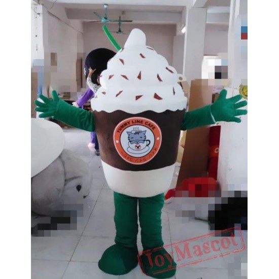 Cartoon Cone Ice Cream Mascot Costume