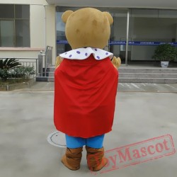 Cartoon Cosplay Bear Prince Mascot Costume