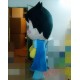 Cartoon Cloak Boy Mascot Costume
