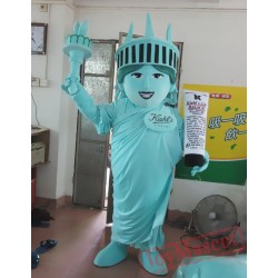 Cartoon Goddess Of Freedom Mascot Costume