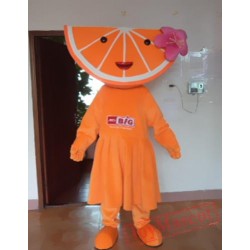 Supermarket Promotion Orange Mascot Costume