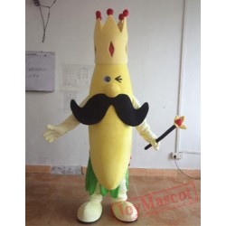 Cartoon Cosplay Fruit Banana King Mascot Costume