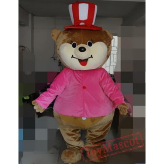 Animal Cartoon Hat Bear Mascot Costume