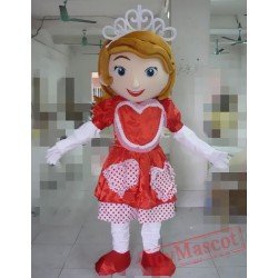 Cartoon Princess Mascot Costume