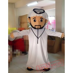 Cartoon Arab Prince Mascot Costume