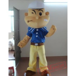 Cartoon Sailor Captain Mascot Costume