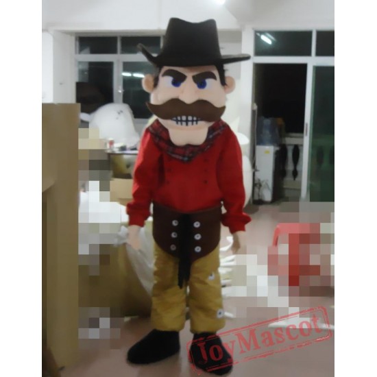 Cosplay American Bearded Man Mascot Costume