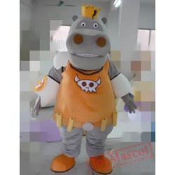 Cartoon Cosplay Rhino Mascot Costume