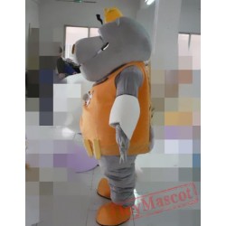 Cartoon Cosplay Rhino Mascot Costume