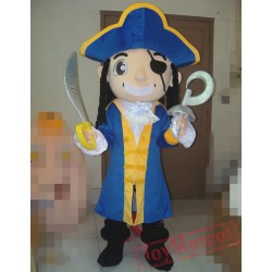 Cartoon One Piece Cosplay Pirate Mascot Costume