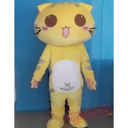 Cartoon Plush Cat Mascot Costume