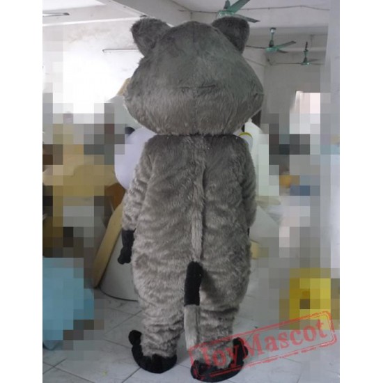 Animal Cartoon Cosplay Grey Dog Mascot Costume